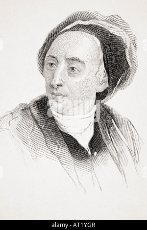 Alessandro Papa, 1688 - 1744. Poeta e satirista inglese. Foto Stock