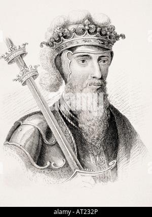 Edoardo III, 1312-1377. Re d'Inghilterra. Foto Stock