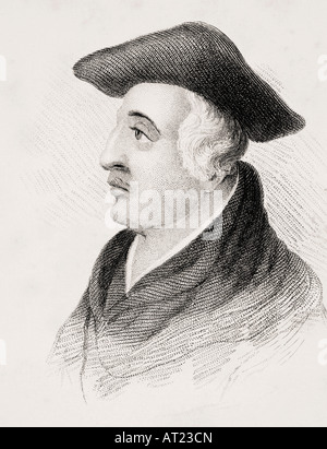 Roger Bacon, c.1214 - 1294. Filosofo inglese e frate francese Foto Stock