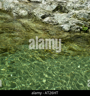 verde acqua Foto Stock