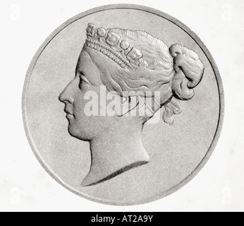 Queen Victoria, 1819 - 1901. Principessa Alexandrina Victoria di Sassonia Coburg Foto Stock