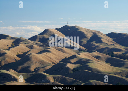 Vista da Te Mata picco nel Mt Erin Hawkes Bay Isola del nord della Nuova Zelanda Foto Stock