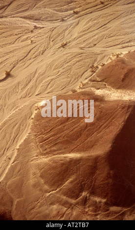 Vista aerea Linee di Nazca, Perù Foto Stock