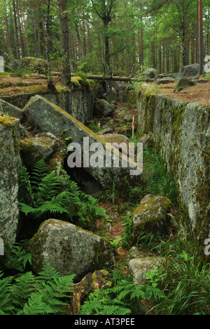Trollegater in Svezia Foto Stock