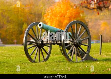 I cannoni in campi di Antietam Battlefiled nazionale Foto Stock