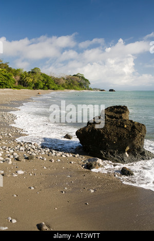 Costa Rica Osa Peninsula Cabo Matapalo Pan Dulce Beach Foto Stock