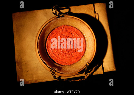 Sigillo di Rudolf II Foto Stock