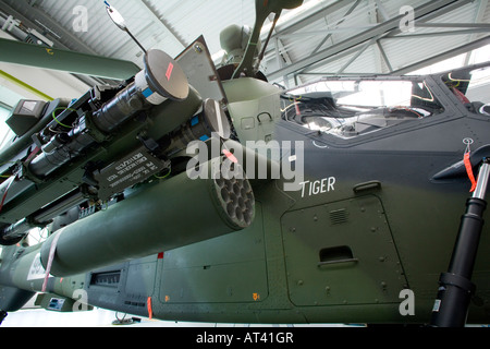 Eurocopter Germania del gruppo Eurocopter controllata di EADS AG produzione di elicotteri militari: Tiger con bracci Foto Stock