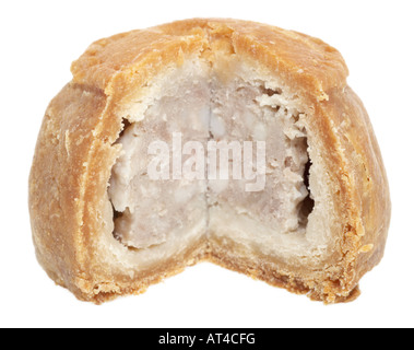 Pasticcio di maiale con la porzione tagliata Foto Stock