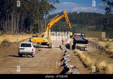 Posa gasdotto Australia Foto Stock