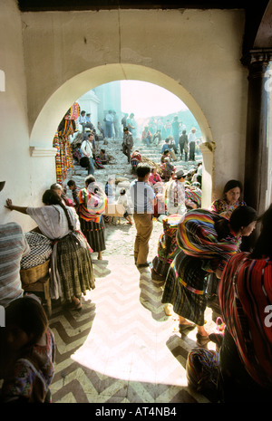 Guatemala Chichicastenango mercato Foto Stock