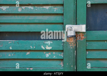 Frammento di clappe chiuse. New Orleans, Louisiana, Stati Uniti d'America. Foto Stock