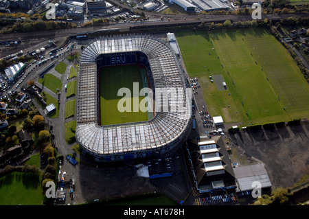 Riprese aeree del rugby Murrayfield Stadium EDINBURGH Foto Stock