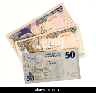 Naira della Nigeria valuta Foto Stock