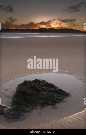 Tramonto sull'estuario del cammello vicino a Padstow North Cornwall Foto Stock