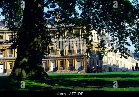 Re s Circus Bath Somerset Inghilterra Foto Stock