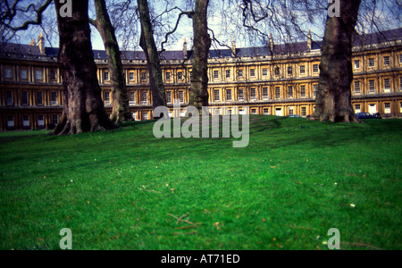 Re s Circus Bath Somerset Inghilterra Foto Stock