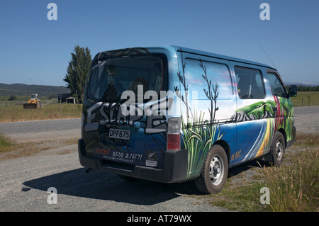 La fuga - un ottimo modo per viaggiare in tutta la Nuova Zelanda, Isola del Sud, Nuova Zelanda Foto Stock