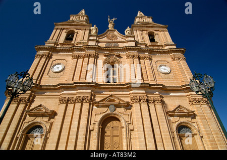 La nostra chiesa della Madonna della vittoria Mellieha Malta Foto Stock