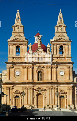 La nostra chiesa della Madonna della vittoria Mellieha Malta Foto Stock