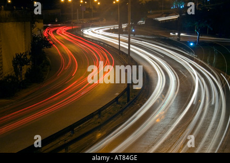 I percorsi del traffico di Malta Foto Stock