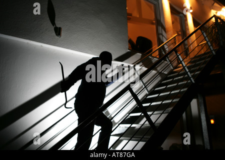 DEU, Germania : foto simbolico, scasso. Foto Stock