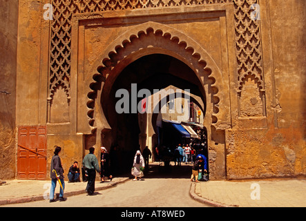 Gateway, Fes el-Bali, città di Fez, Fez, in Marocco, Africa settentrionale, Africa Foto Stock