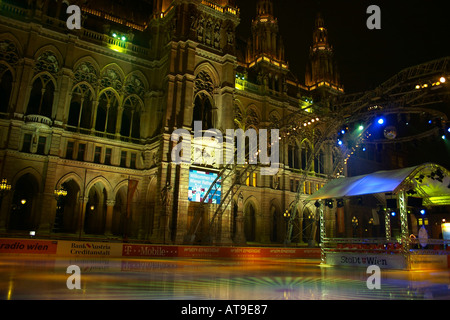 Wiener Eistraum, pattinaggio in Vienna Foto Stock