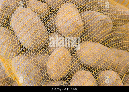 Patate in plastica sacco di compensazione Foto Stock
