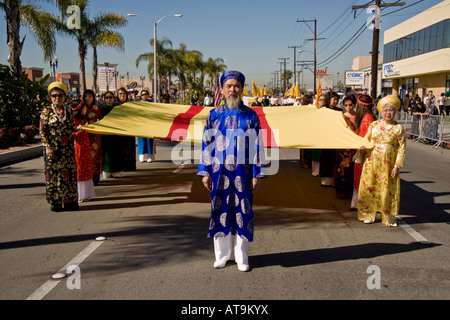 Vietnamese-American Tet parade Westminster California Foto Stock