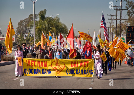 Vietnamese-American Tet parade Westminster California Foto Stock