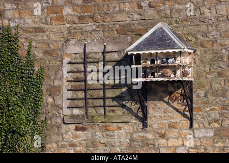 Piccionaia sul Th"Owd sala Tithe Barn pub a Garstang in Lancashire Foto Stock