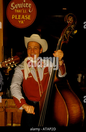 Syd maestri e i piloti swing band, Syd Masters, piloti swing band, country music band, trio di Albuquerque, Bernalillo County, Nuovo Messico Foto Stock