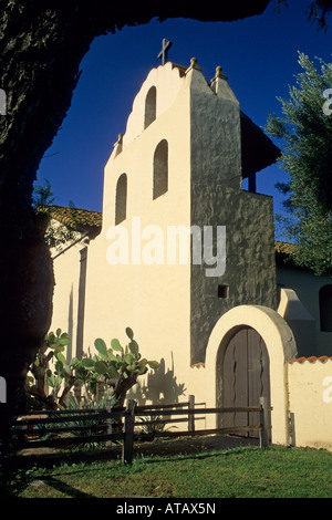 La missione di Santa Ynez Est 1804 vicino a Solvang Santa Barbara County in California Foto Stock