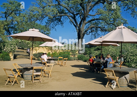 Sunstone cantina Sala Degustazione Refugio Strada Santa Ynez Valley Santa Barbara County in California Foto Stock