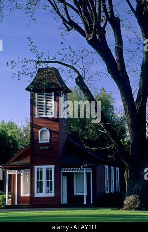 Vecchio Ballard School house est 1882 Ballard Santa Barbara County in California Foto Stock