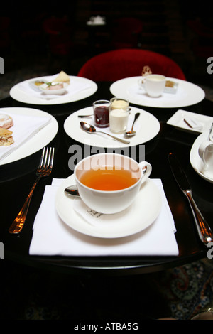 Il tè del pomeriggio nella Lobby del Le Méridien Hotel Des Indes Lange Voorhout Aia Paesi Bassi Foto Stock