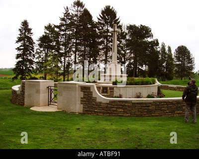 Cacciatori CWGC cimitero in Terranova Memorial Park Foto Stock