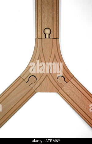 Interruttore di legno Foto Stock