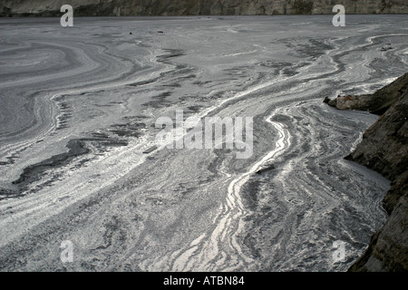 OIL SANDS, Alberta, Canada. Il più grande del mondo di petrolio bacino di risorse. Foto Stock