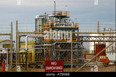 OIL SANDS, Alberta, Canada. Il più grande del mondo di petrolio bacino di risorse. Foto Stock