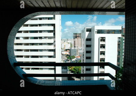 Boa Viagem skyline di Recife Pernambuco Brasile America del Sud Foto Stock