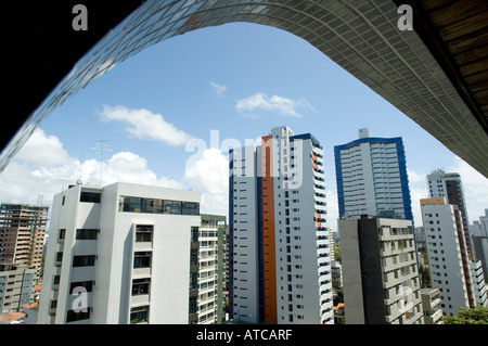 Boa Viagem skyline di Recife Pernambuco Brasile America del Sud Foto Stock