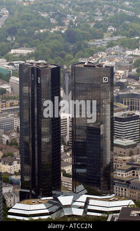 Sede della Deutsche Bank a Francoforte sul Meno, Germania Foto Stock