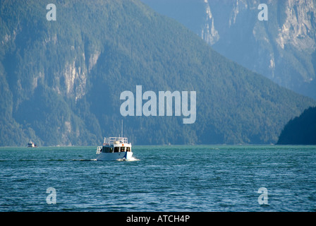 Glendale Cove sull ingresso del cavaliere, British Columbia, Canada Foto Stock