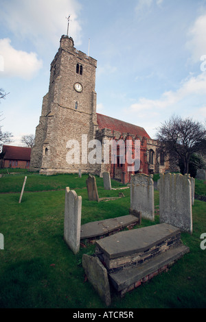 Regno Unito rayleigh essex la chiesa della Santa Trinità Foto Stock