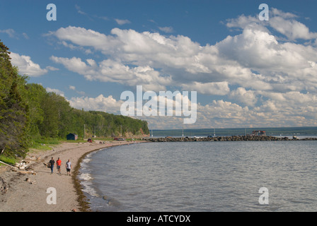 Chaleur Bay, Gaspe Peninsula, Provincia di Quebec, Canada Foto Stock