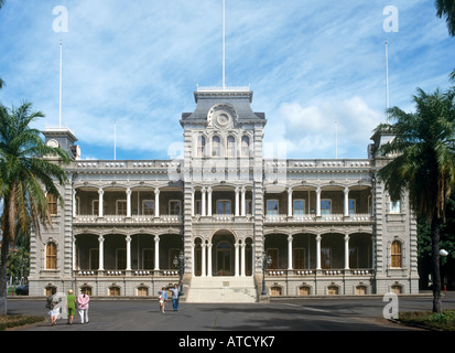 Palazzo Iolani, Honolulu Oahu, Hawaii, STATI UNITI D'AMERICA Foto Stock