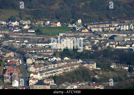 Città Treorchy Rhondda Foto Stock