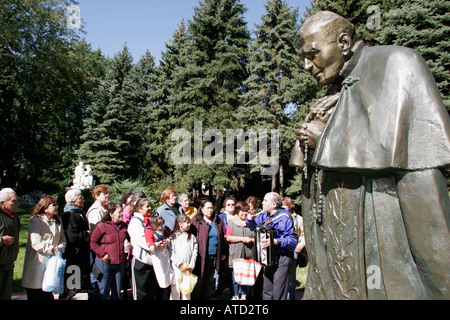 Indiana Lake County,Munster,Our Lady of Mount Carmel Monastery,Carmelitani religiosi santuari,ispanica Latino etnia immigranti minoranza, Foto Stock